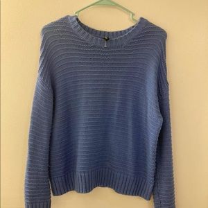 H&M periwinkle blue knit sweater in small